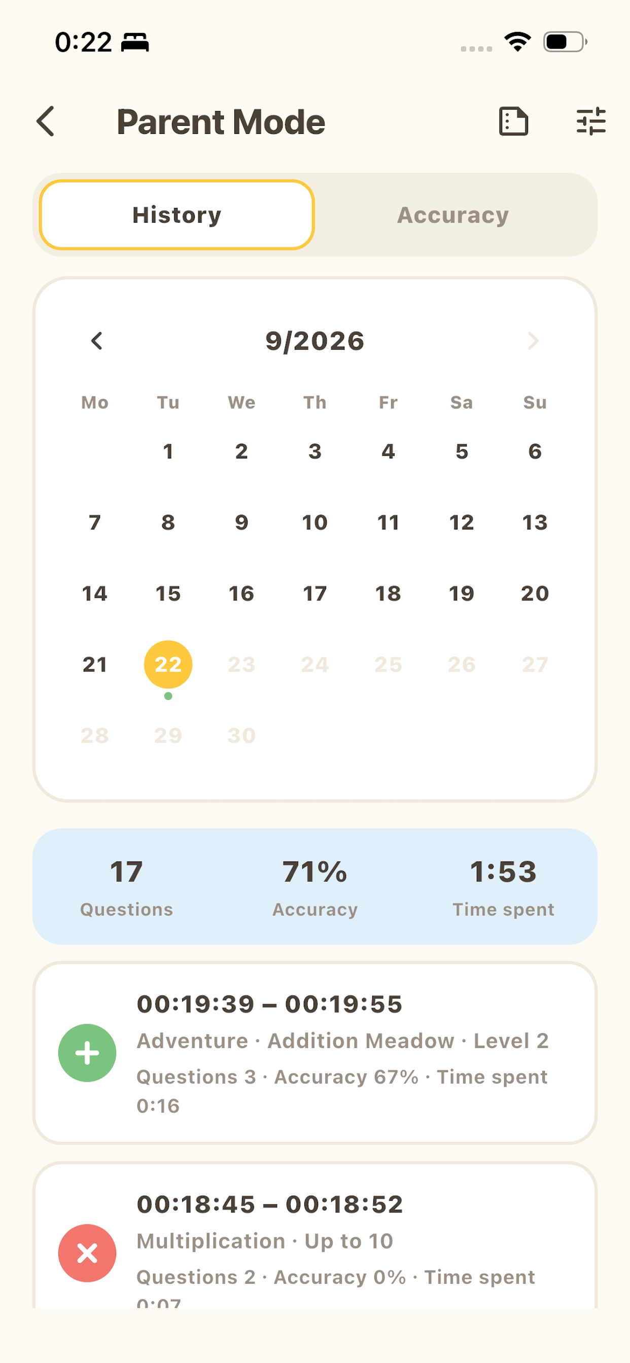 Screenshot 4 of Math Quiz, Times Tables: Yomoe