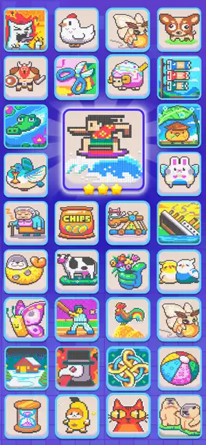 Food Hunt: Pixel Puzzle iPhone screenshot 6