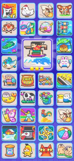 Food Hunt: Pixel Puzzle iPhone Screenshot 6