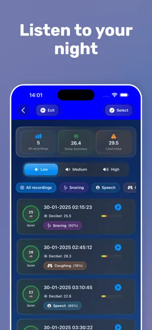 SleepRec screenshot 2