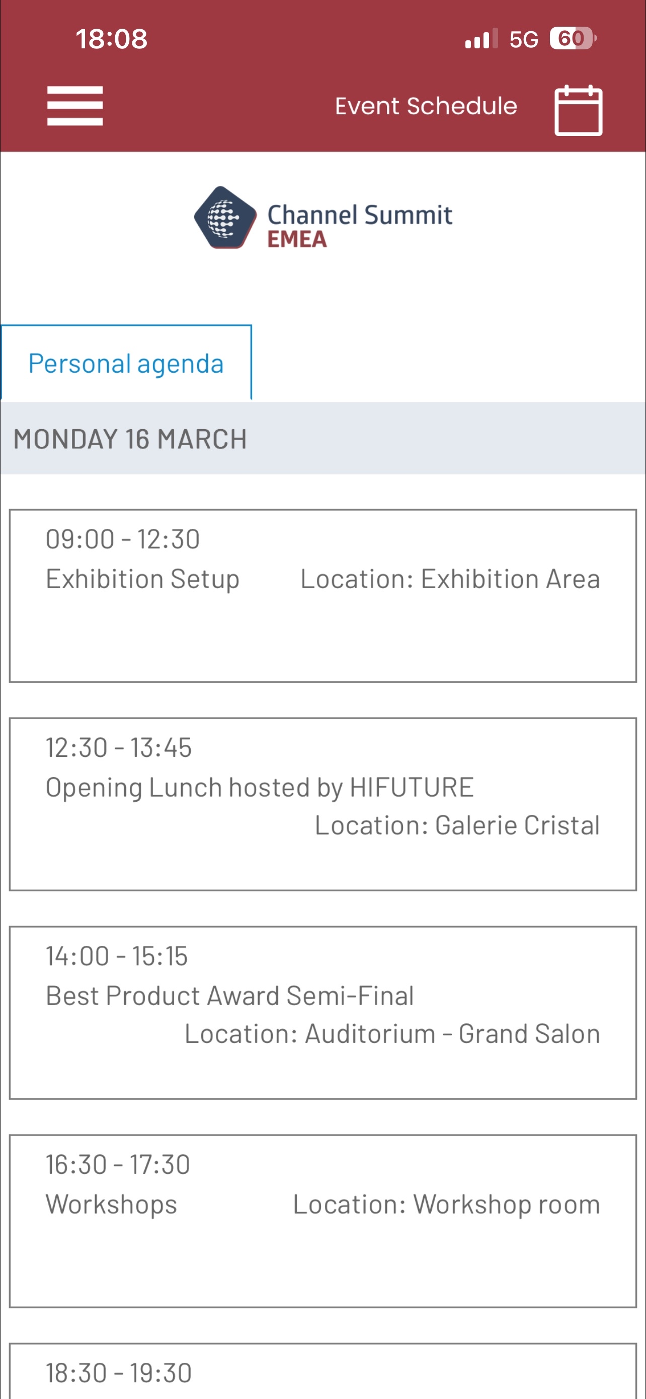 Channel Summit screenshot 3