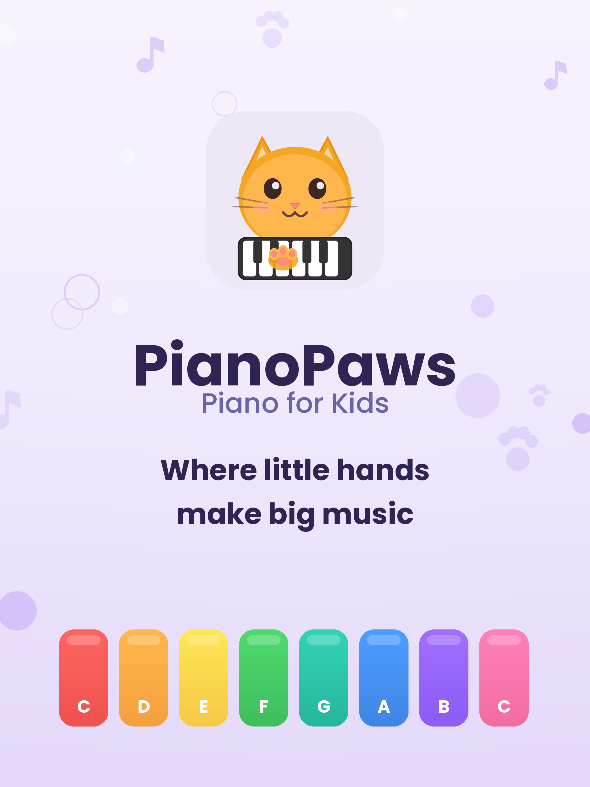 PianoPaws - Piano for Kids