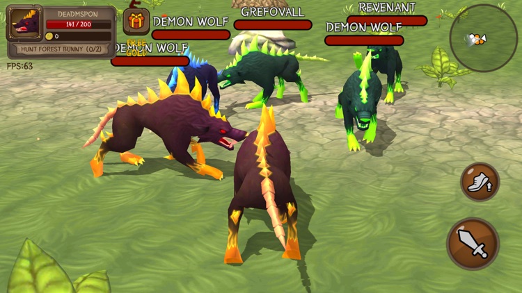 Wolf Survival Simulator