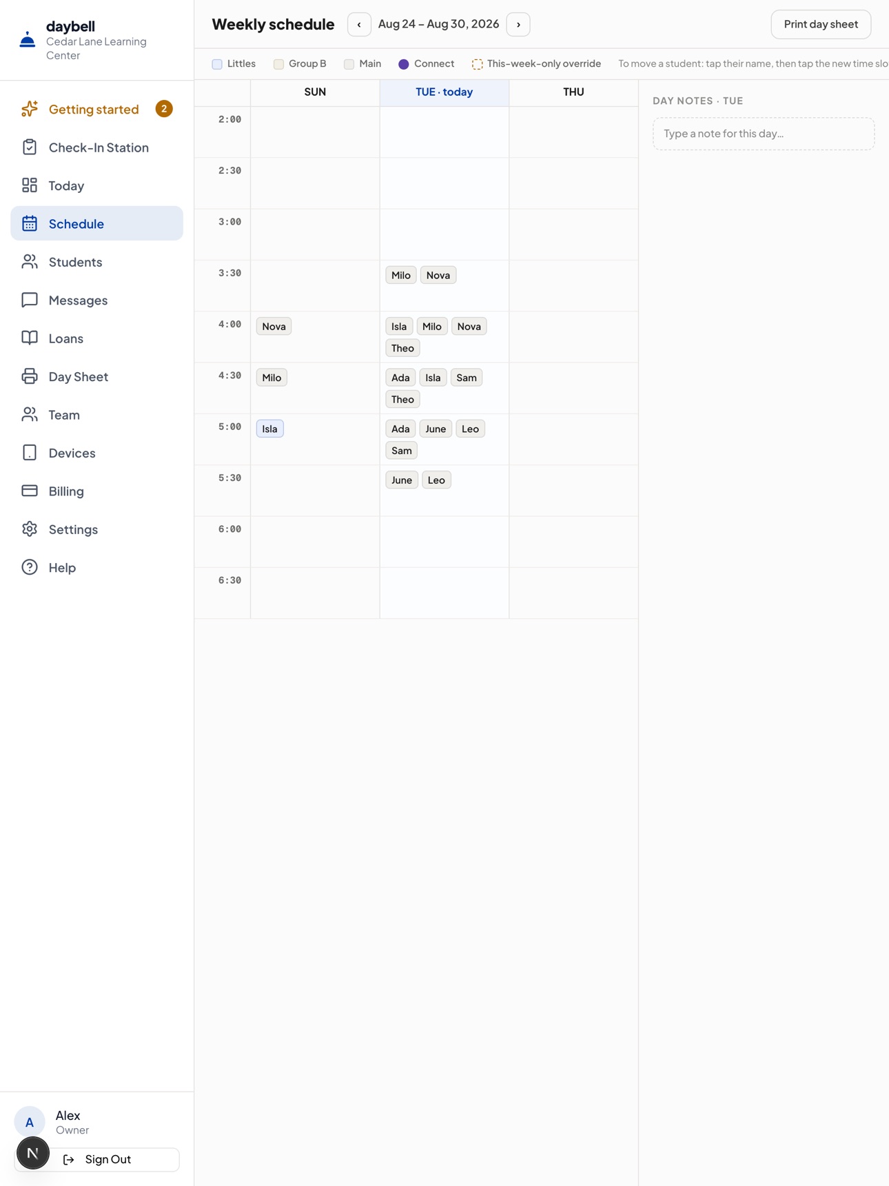 Screenshot 7 of daybell - student management