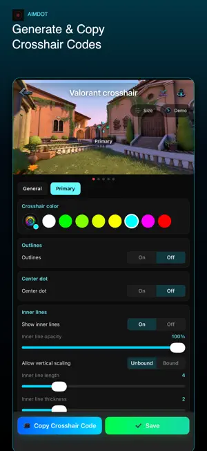 Aimdot - Crosshair Maker screenshot 2