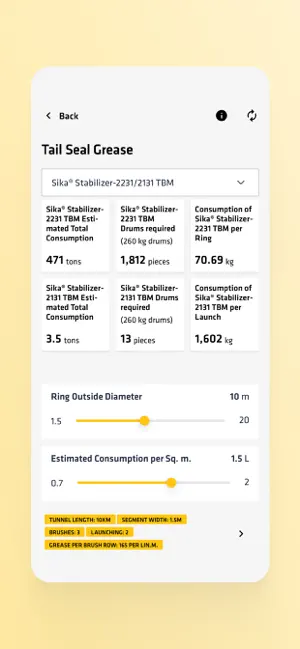 Sika TBM screenshot 4