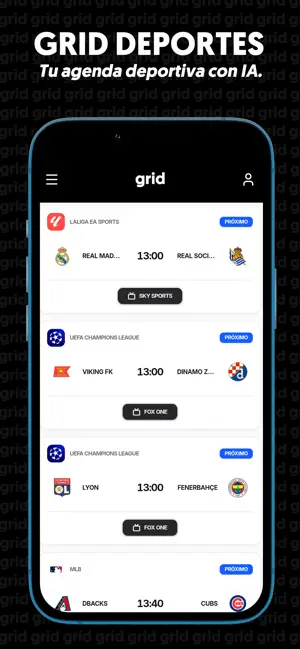 Grid Deportes screenshot 1