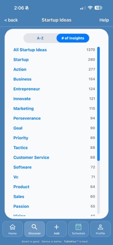 ToBeWise: In Startups and Life screenshot