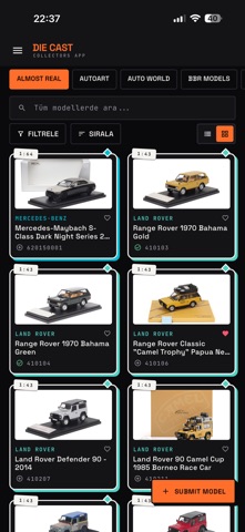 Die Cast Collectors App Screenshot 1 of 7