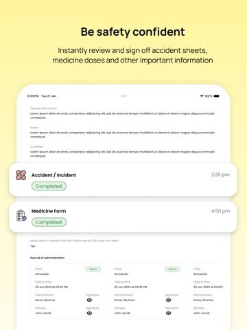 eyparent iPad screenshot