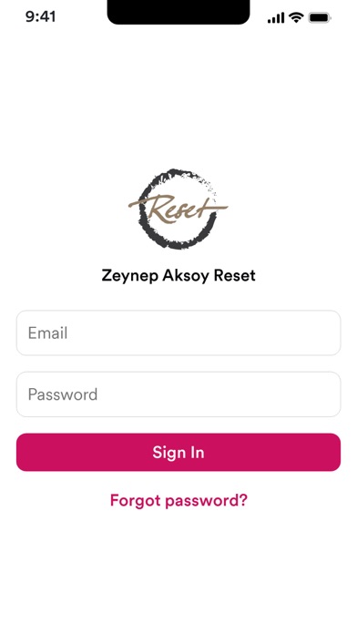 Zeynep Aksoy Reset app screenshot 2