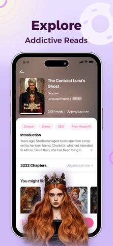 NovelMax - Stories & Novels iPhone screenshot