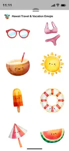 Hawaii Travel & Vacation Emoji screenshot #4 for iPhone