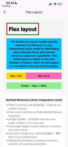 WebF Go screenshot