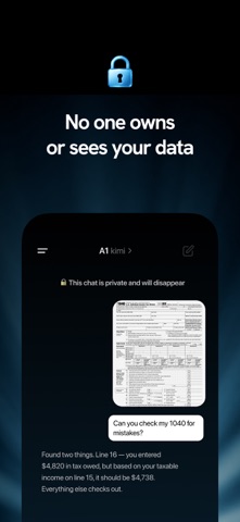 A1 ai iPhone screenshot