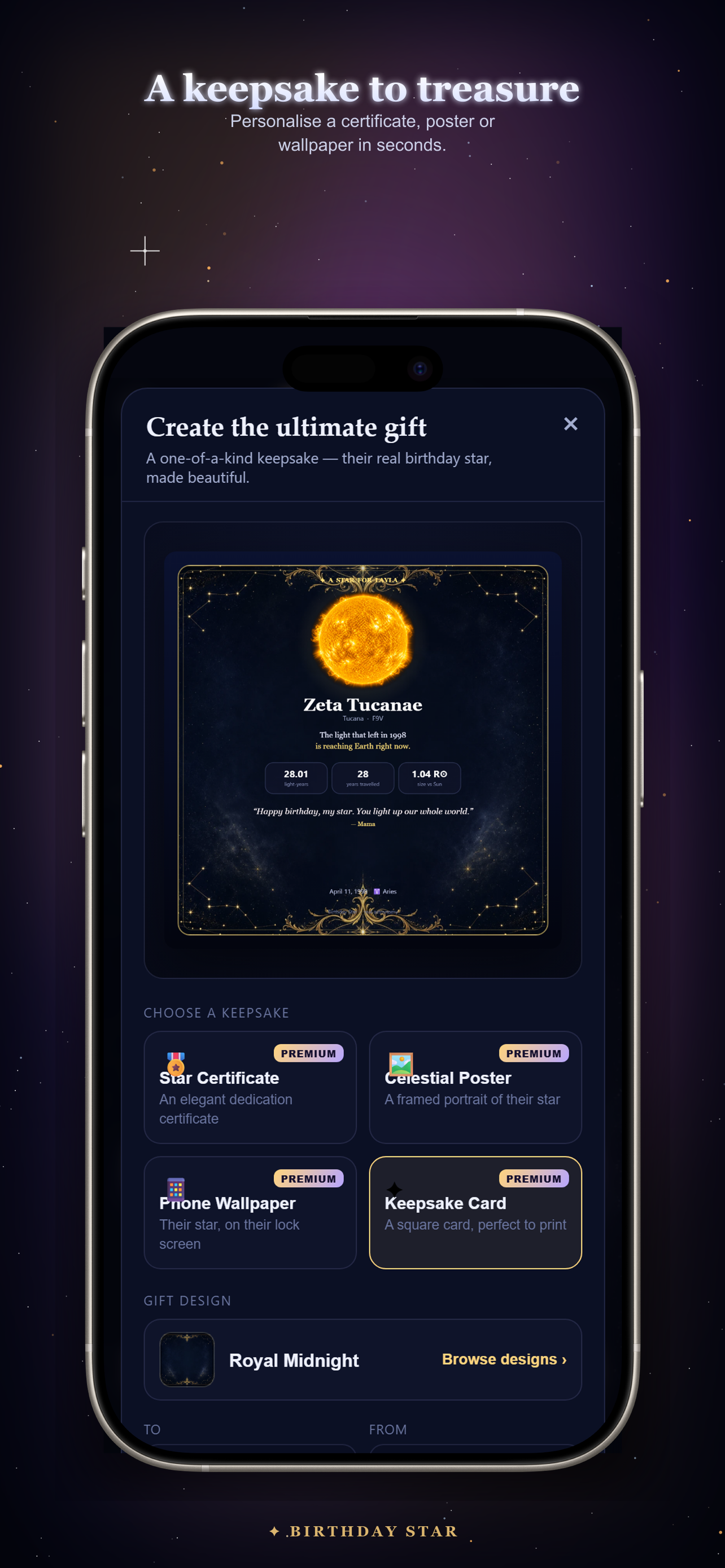 Birthday-Star screenshot 4