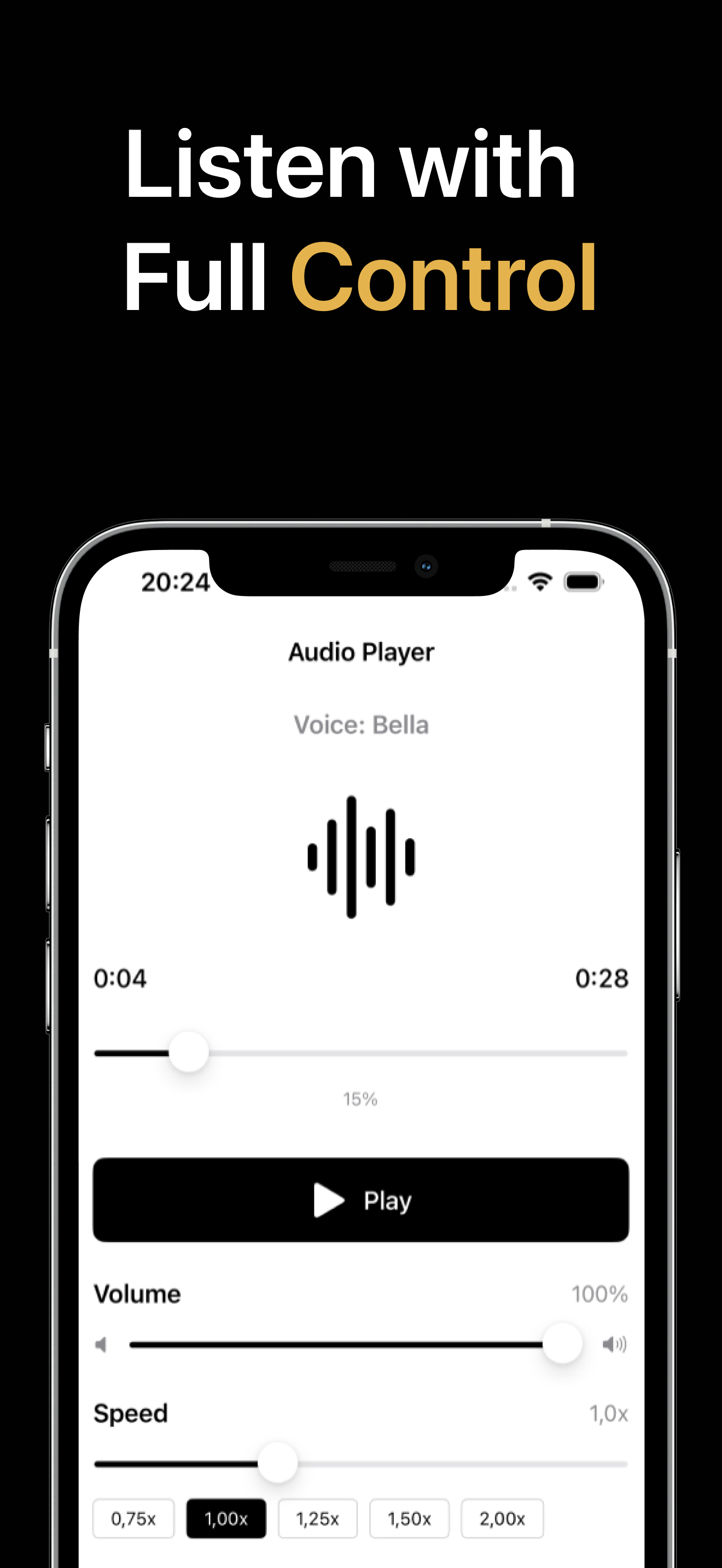 Text to Speech AI – VoiceText screenshot 5