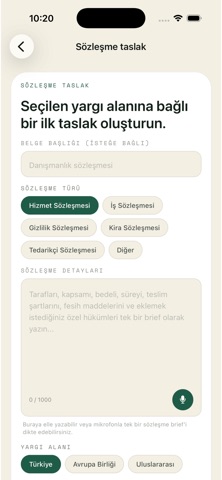 LexAI — AI Hukuk Asistanı screenshot