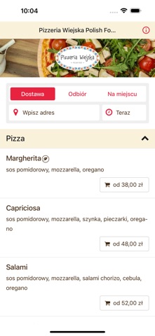 Pizzeria Wiejska Polish Food screenshot