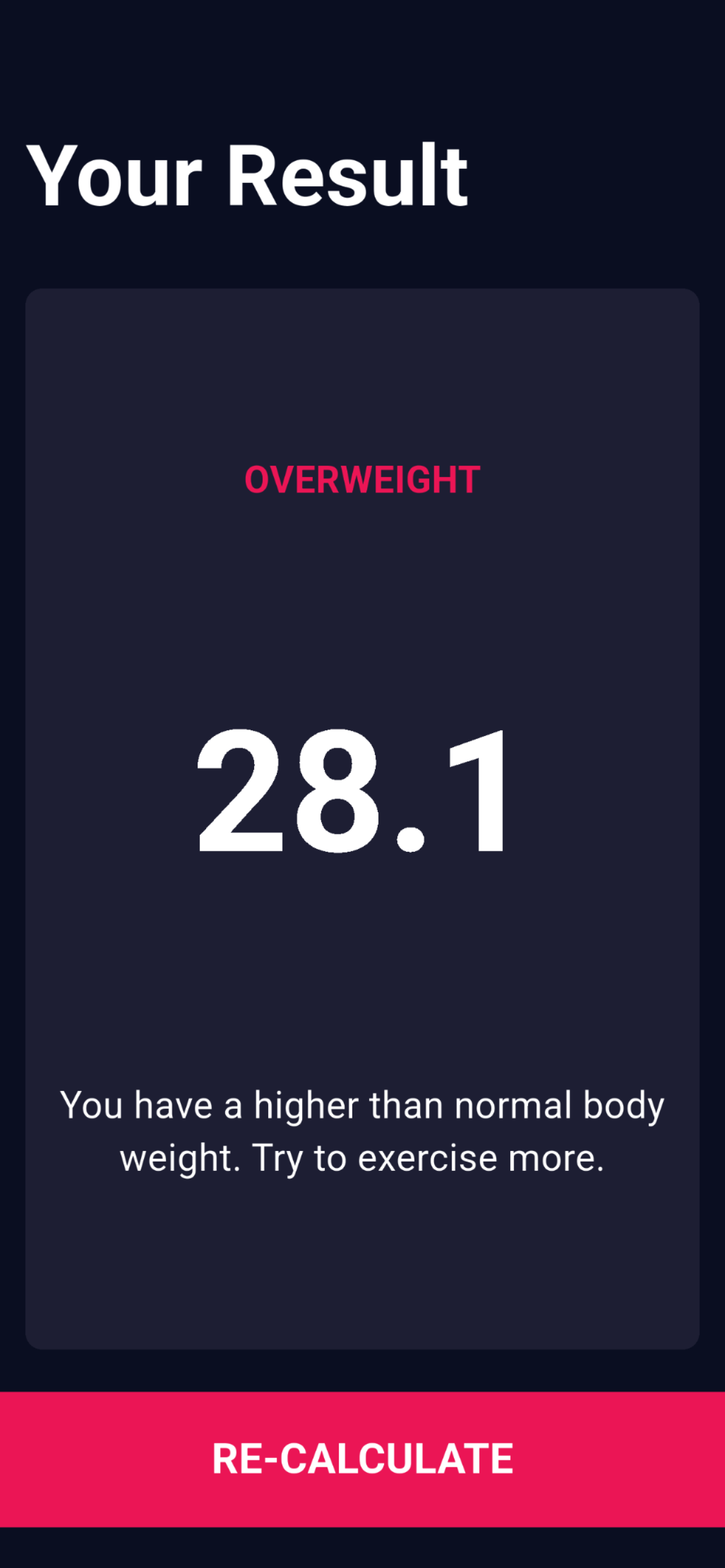 BMI Calculator-Y