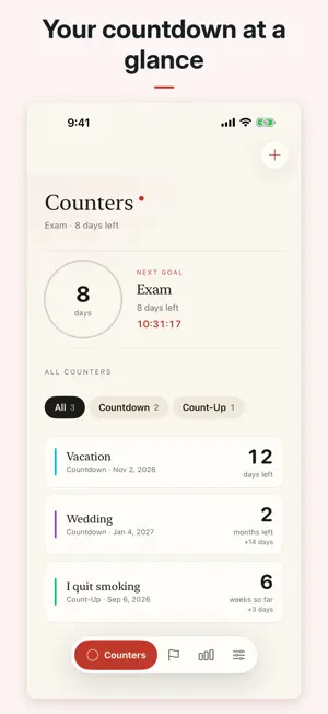 Day Counter: Countdown Widget screenshot 1