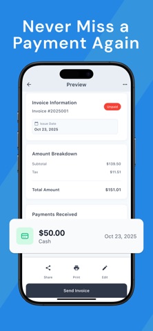 Easy Invoice Maker: InvoDesk screenshot
