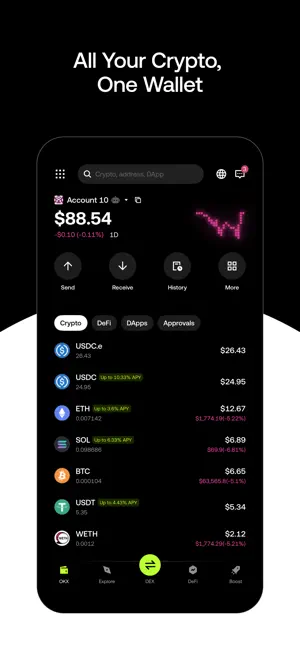 OKX Wallet: Buy Crypto & RWA screenshot 1