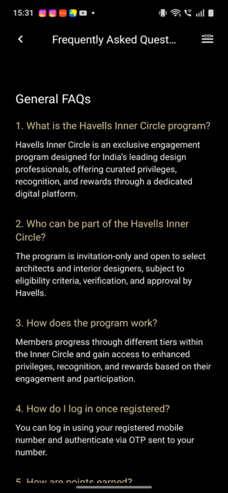 Havells Inner Circle Screenshot 9 of 9