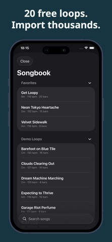 ChartKeys: Backing Tracks Screenshot 3 of 5