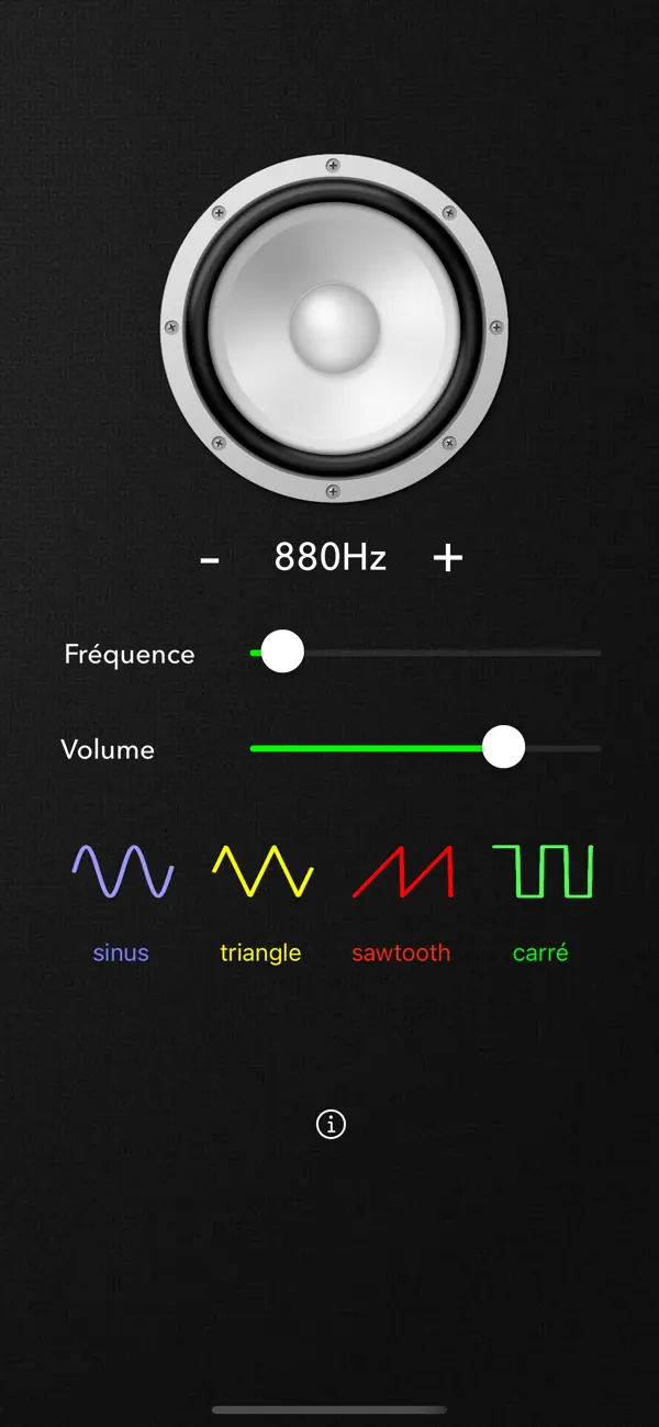 Screenshot #1 pour Tone Generator Professional