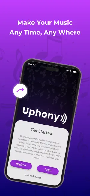 Uphony screenshot 2
