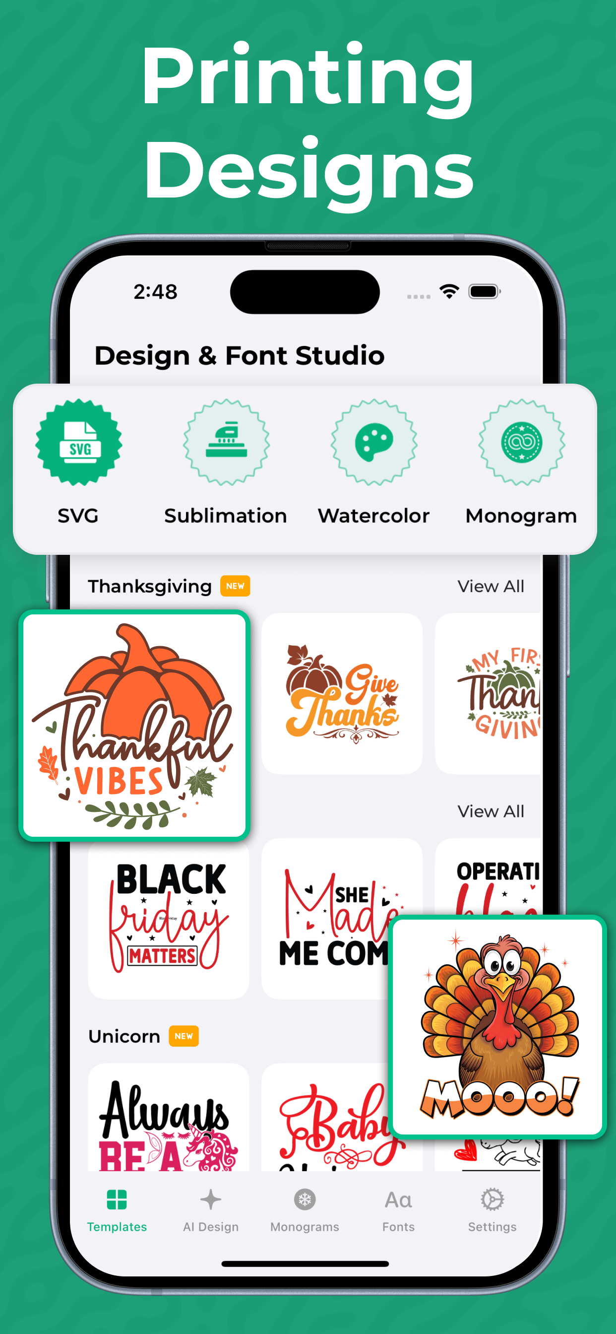 AI Design Creator & Font Space screenshot 2