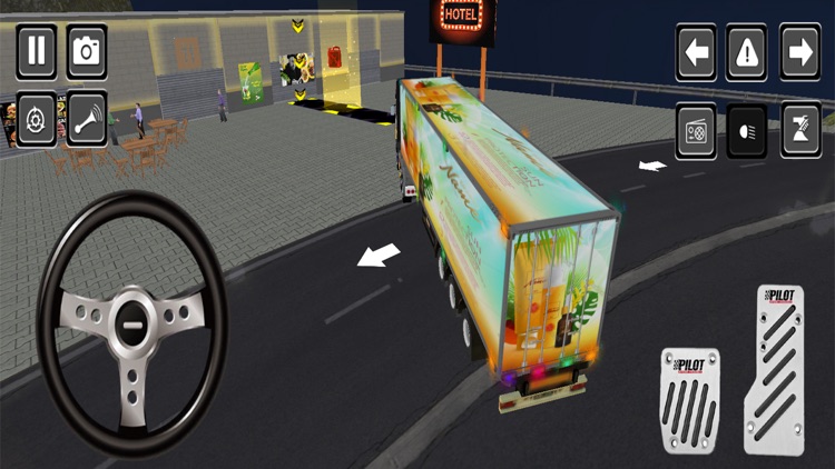 Cargo Truck Driving Sim 3D screenshot-3