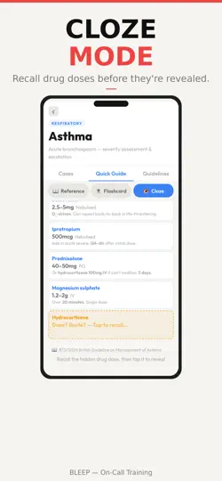 Screenshot von BLEEP - On-Call Trainer auf dem iPhone 6