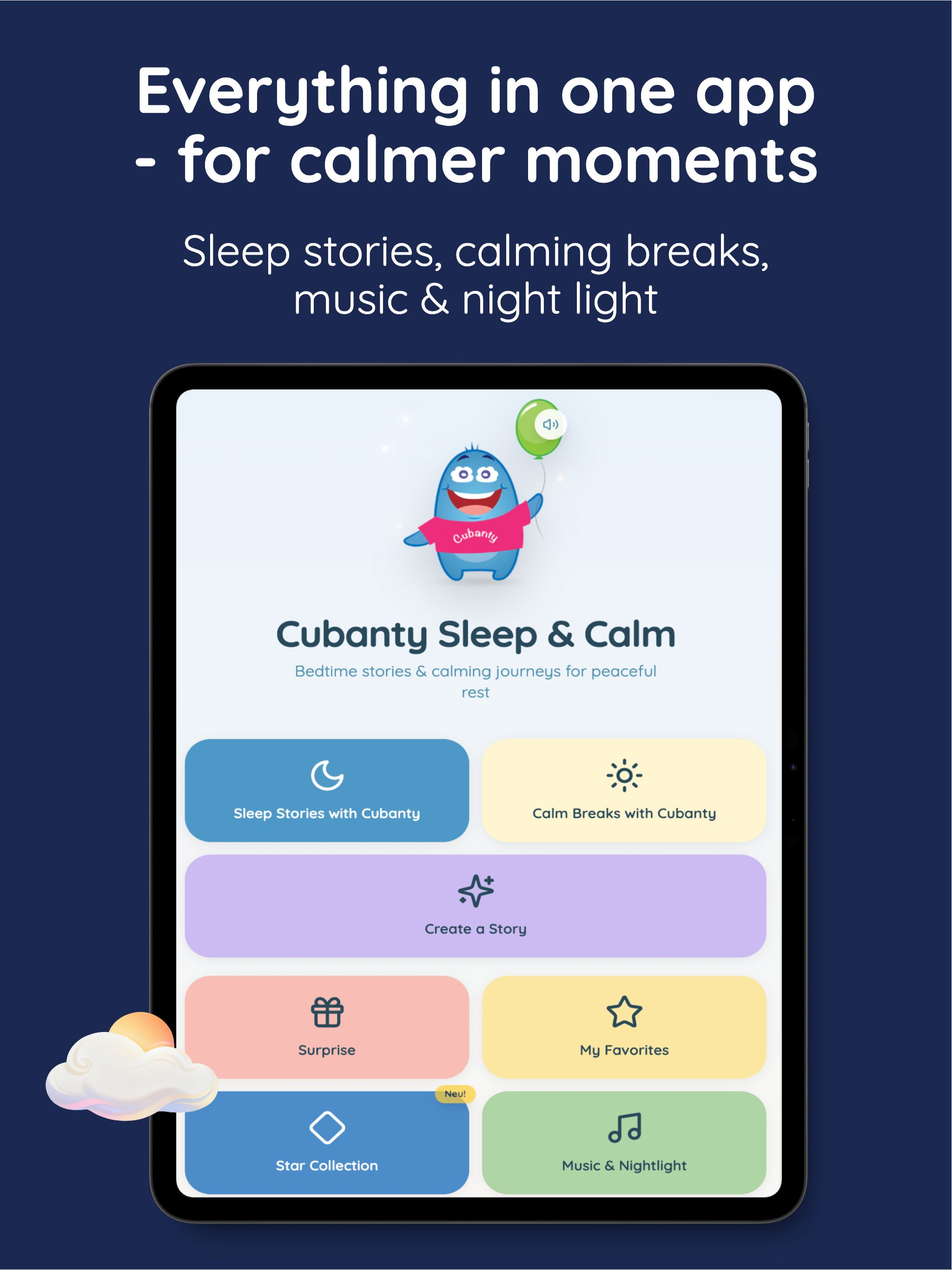 Cubanty: Kids Sleep Stories screenshot 10