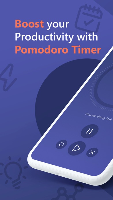 Screenshot #1 pour FocusCommit: Minuteur Pomodoro