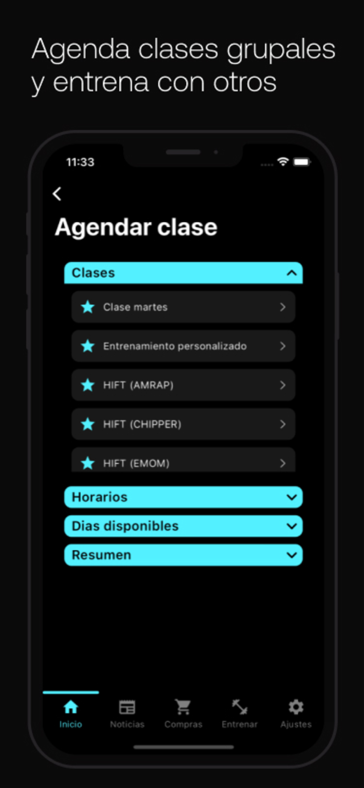 Entrenarte screenshot 3