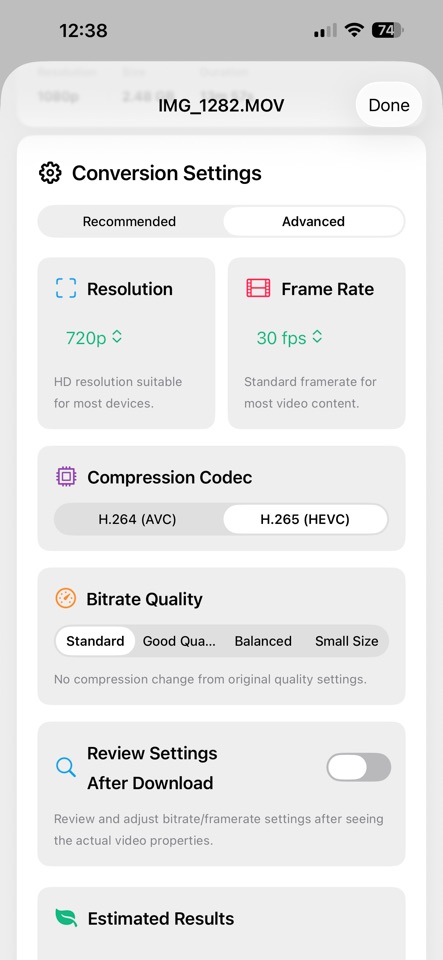 Bonsai: Video Compressor screenshot 7