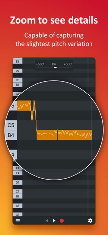 Nail the Pitch - Vocal Monitor iPhone screenshot
