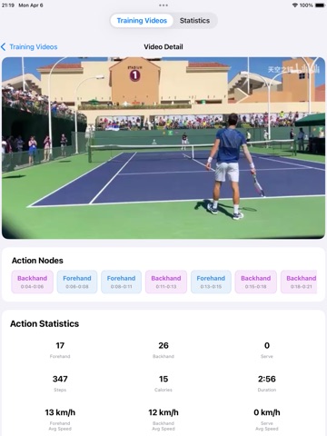 NiceShot-AI Tennis Coach iPad screenshot
