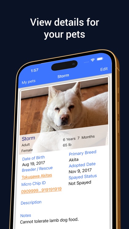 PetTracks - Pet Management