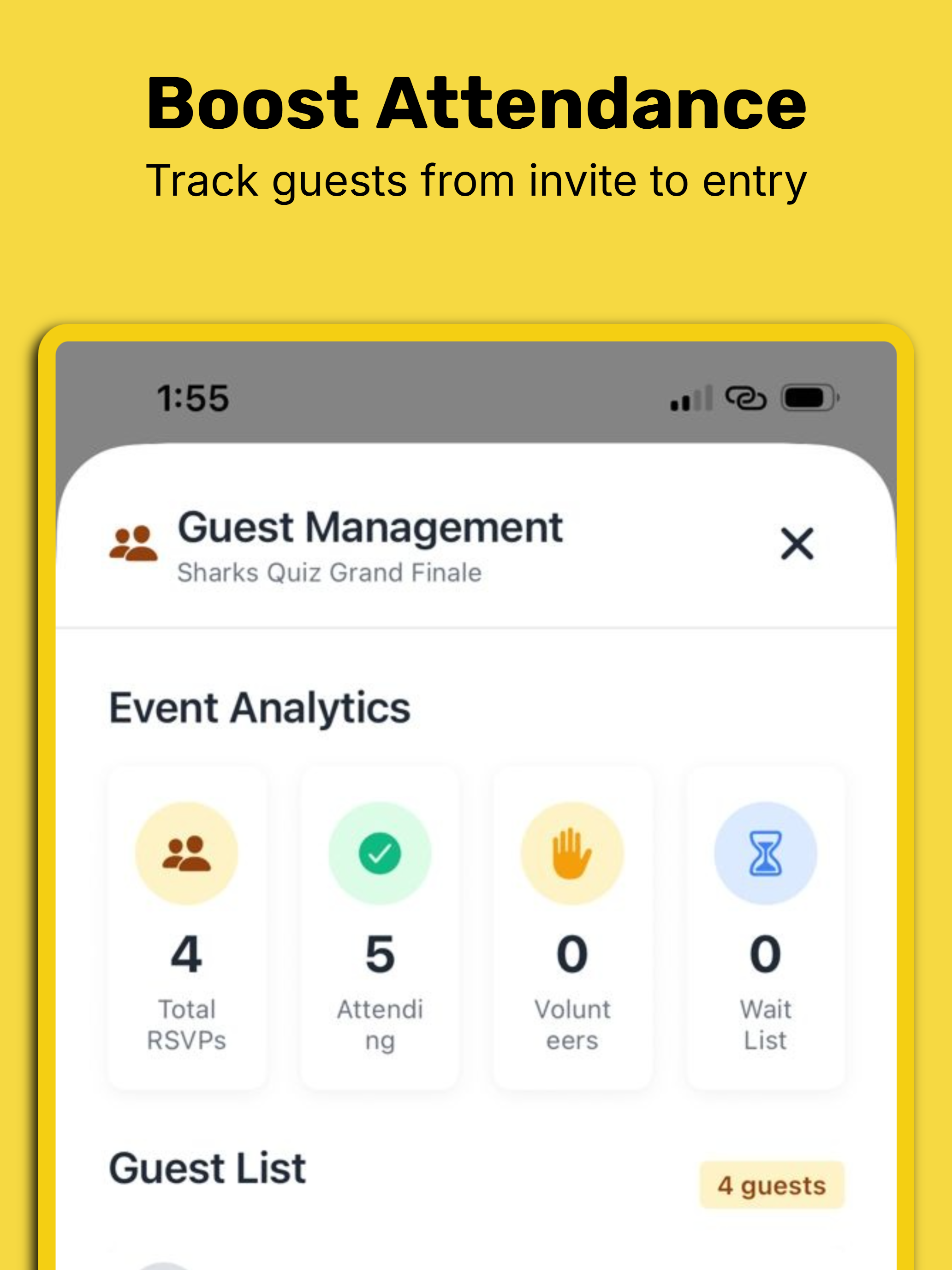 Eventweet screenshot 12