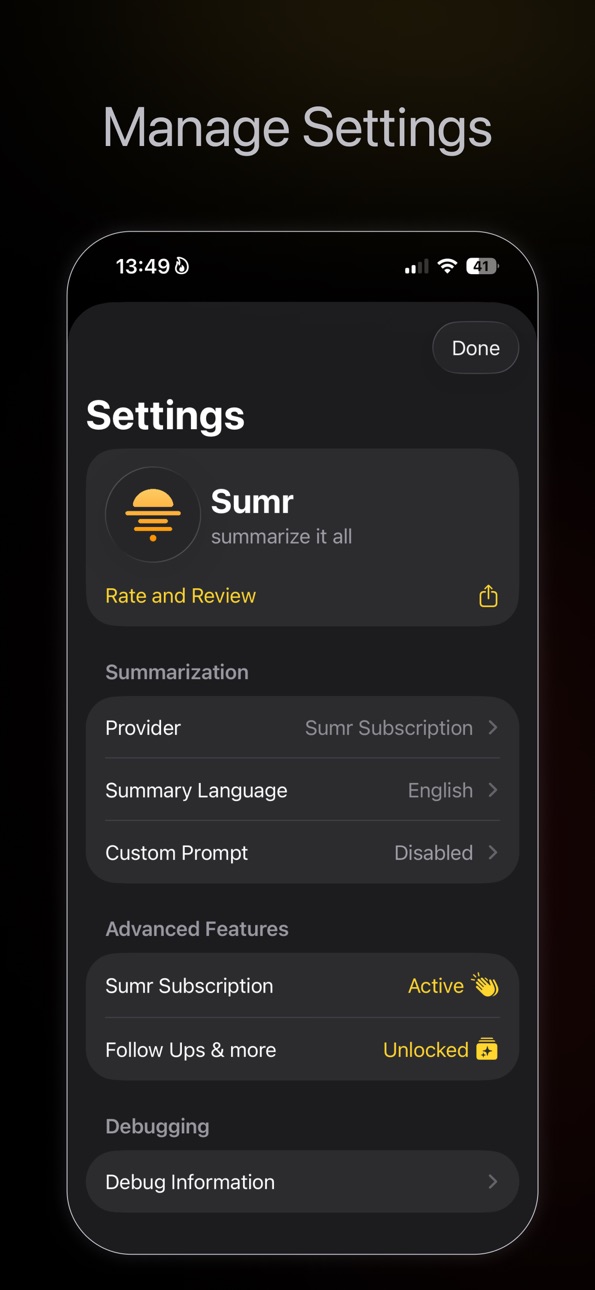 iPhone screenshot