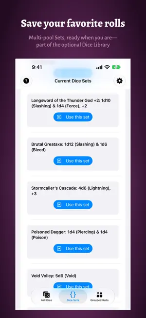 Fritillon: RPG Dice Roller screenshot 4