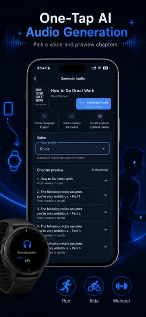 WristListen - AI Audiobooks screenshot 2