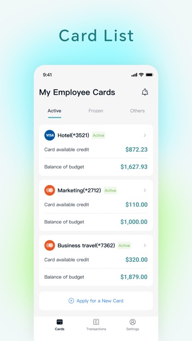 Qbit Card Screenshot