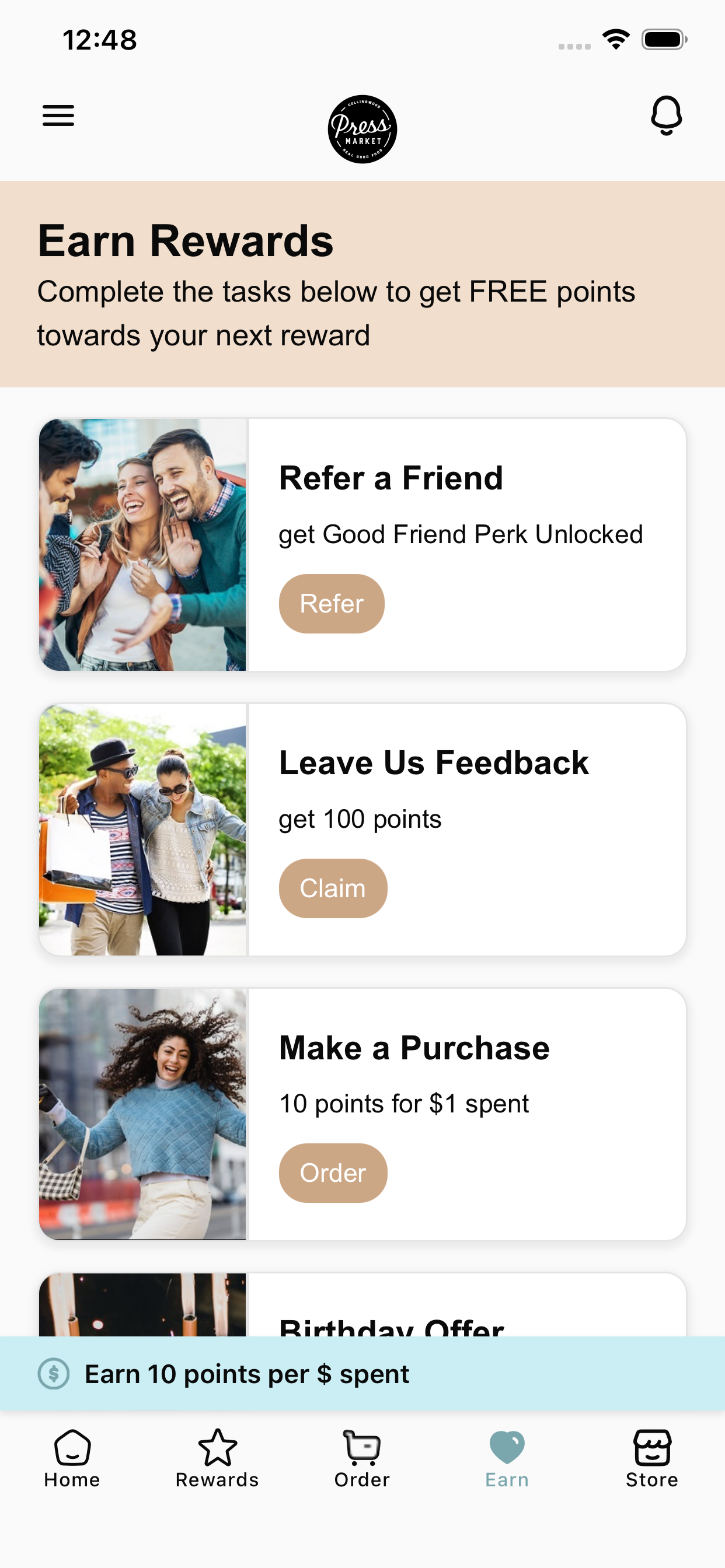 Press Market Rewards screenshot 3