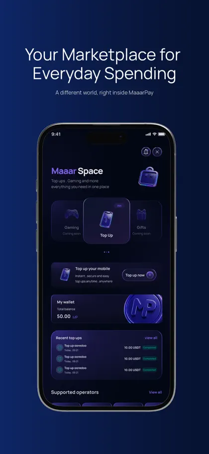 MaaarPay: Crypto Card & Wallet ekran görüntüsü 4 / 6
