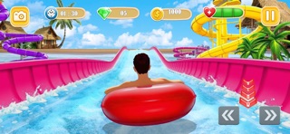 Water Slide Park - Fun Racing iPhone screenshot