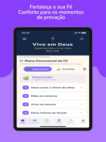 Vivo em Deus: Daily Liturgy iPad screenshot
